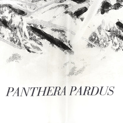 Hermes Silk Panthera Pardus Scarf 140 Black White Anthracite 2 of 5