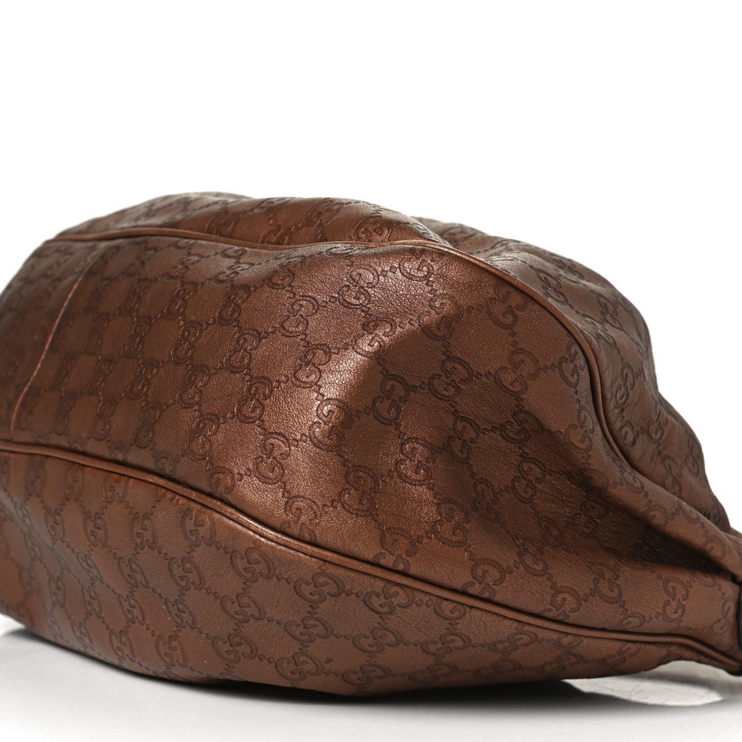 Guccissima Medium Sukey Hobo Bronze