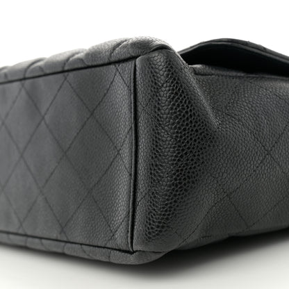 Chanel Caviar Quilted Maxi Single Flap Black 10 of 12