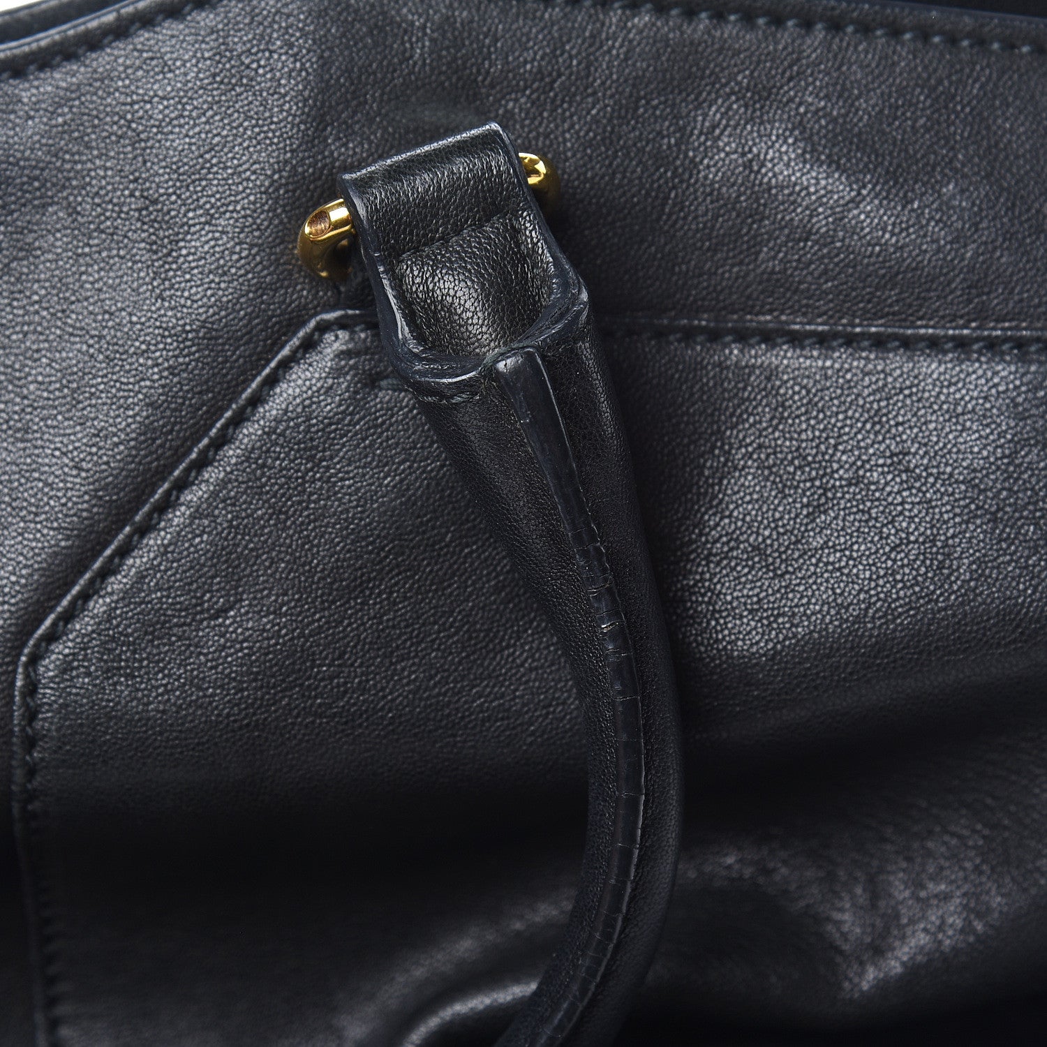 Saint Laurent Sheepskin Large Cabas ChYc Black 9 of 20