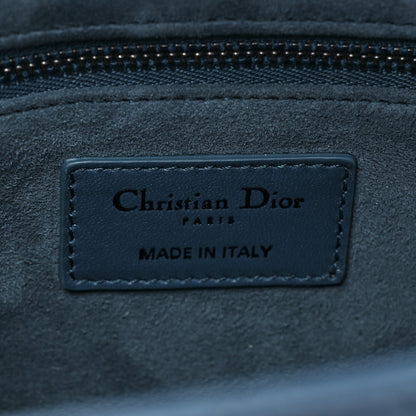 Christian Dior Lambskin Cannage Medium Lady Dior Blue 7 of 10