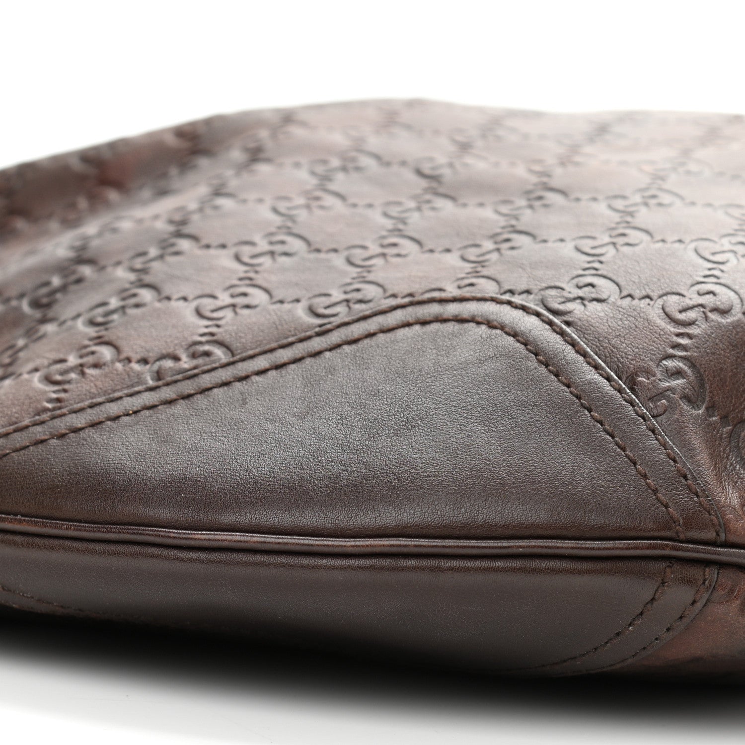 Gucci Guccissima Large Princy Hobo Dark Brown 8 of 13