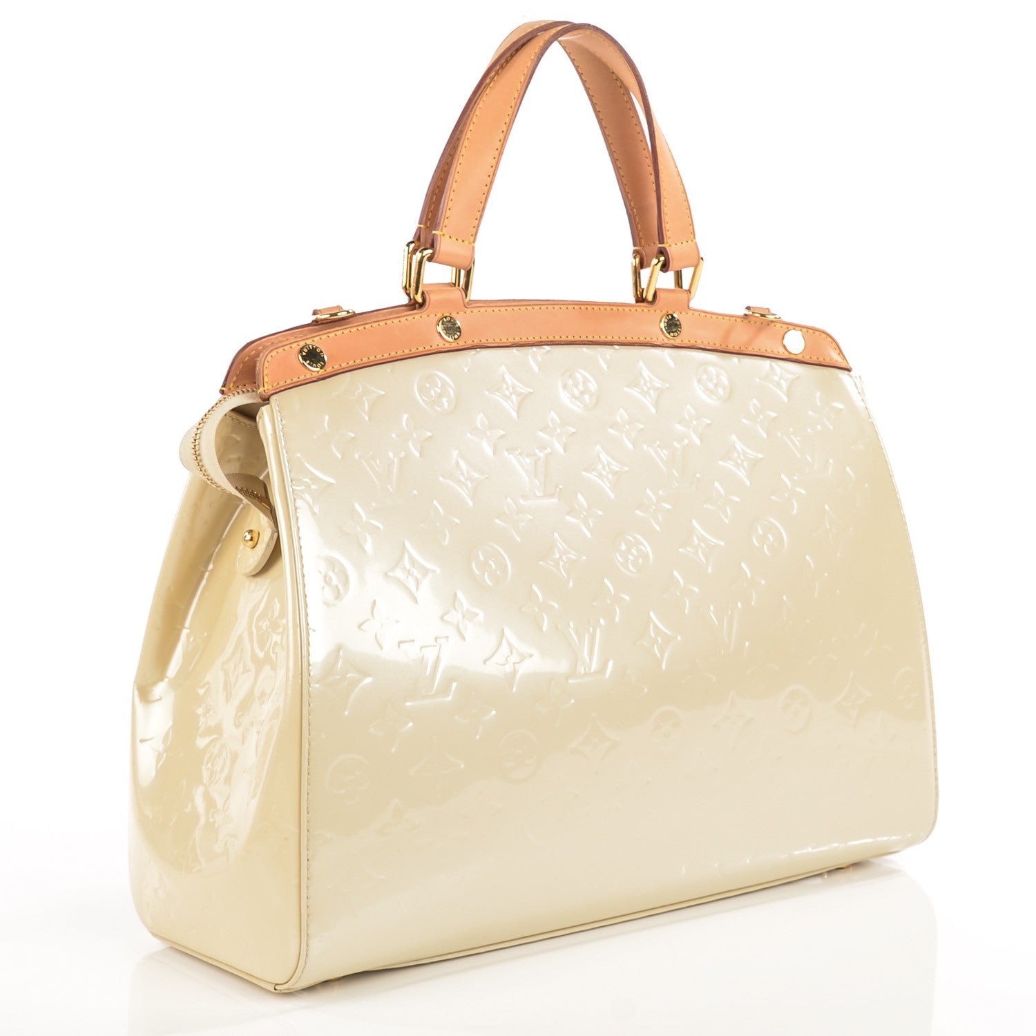Louis Vuitton Vernis Brea GM Blanc Corail 3 of 7