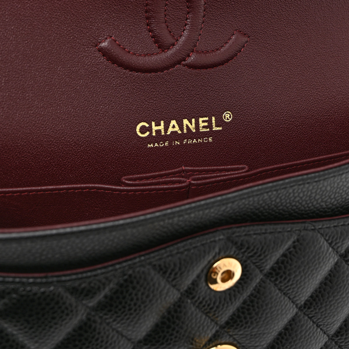 Chanel Caviar Quilted Small Double Flap Black 6 of 10