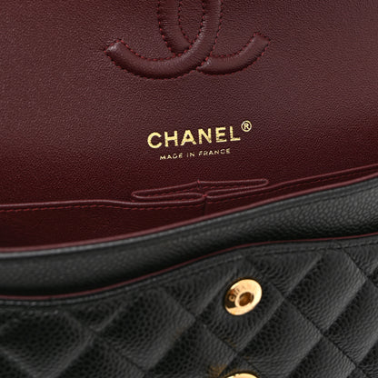 Chanel Caviar Quilted Small Double Flap Black 6 of 10