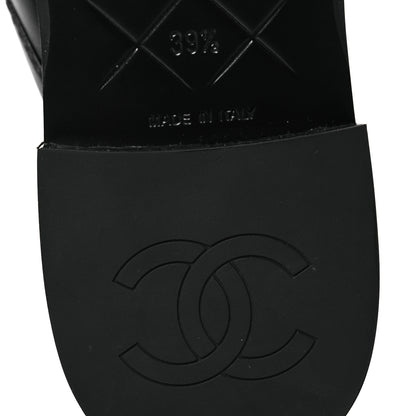 Chanel Lambskin Quilted CC Turnlock Mules 39.5 Black 8 of 13