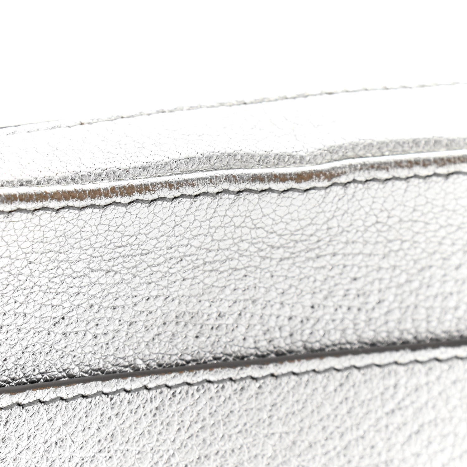 Balenciaga Metallic Goatskin Logo XS Everyday Camera Bag Argent Black 15 of 15