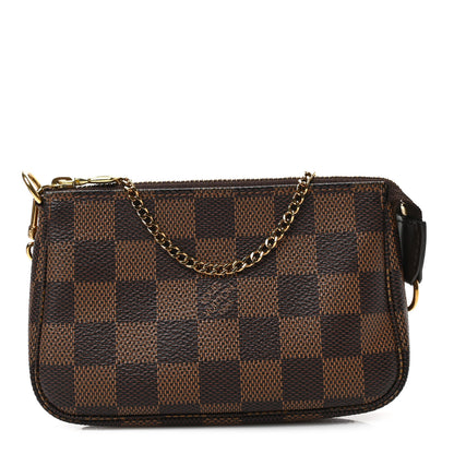 Louis Vuitton Damier Ebene Mini Pochette Accessories 1 of 7