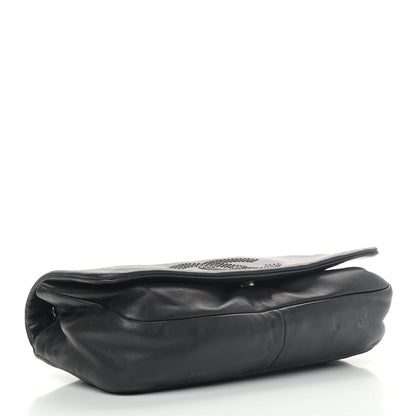 Chanel Lambskin Studded CC East West Flap Black 4 of 11