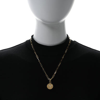 Roberto Coin 18K Yellow Gold Diamond Zodiac Aries Medallion Pendant Necklace 2 of 4