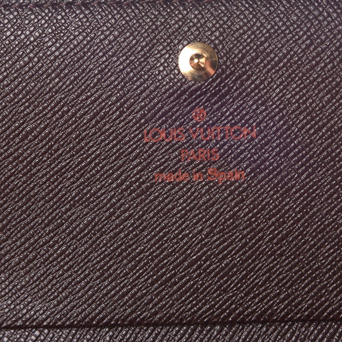 Damier Ebene Porte-Monnaie Tresor Wallet