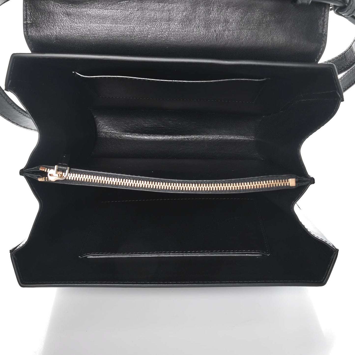 Calfskin Studded Medium DV One Satchel Black
