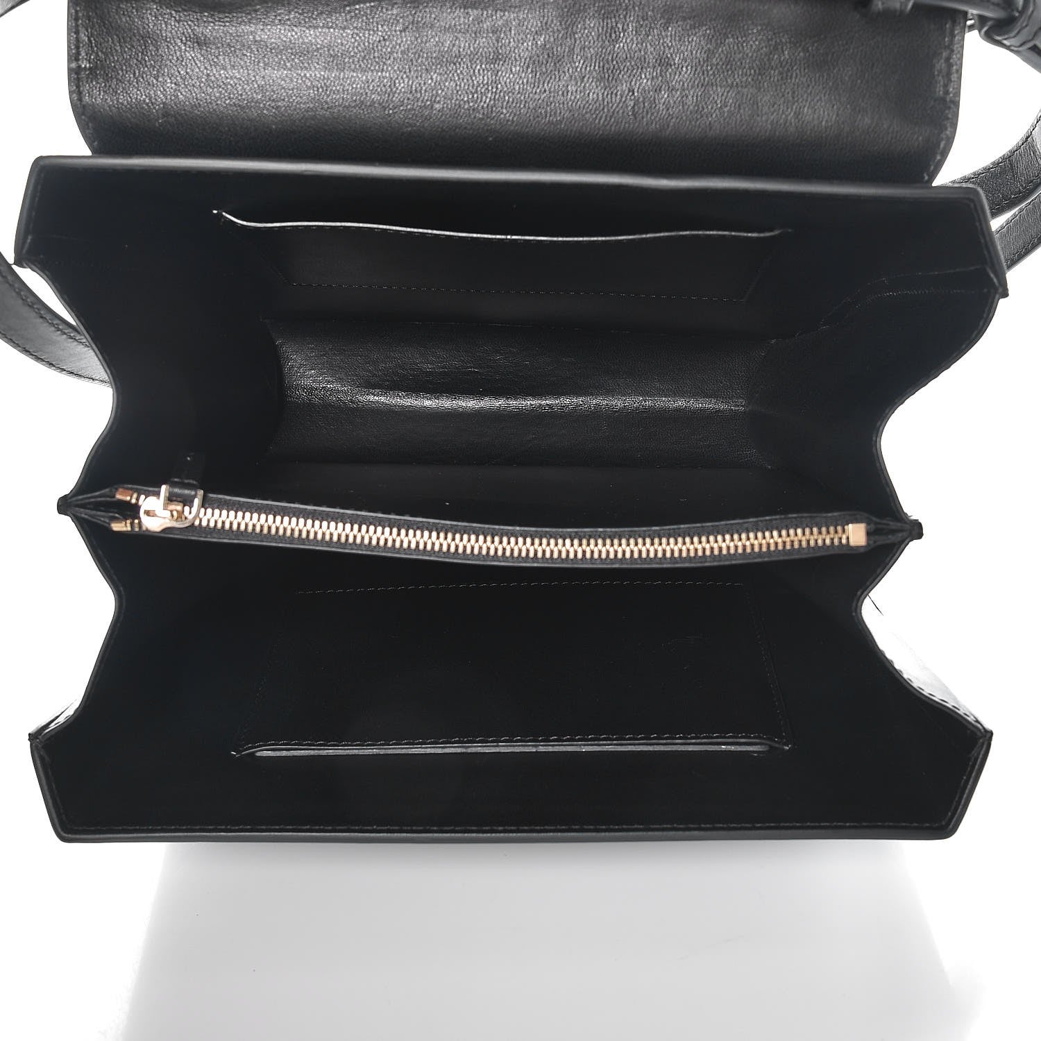 Versace Calfskin Studded Medium DV One Satchel Black 5 of 7