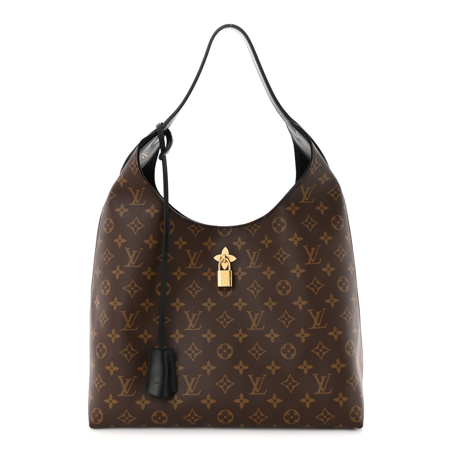 Louis Vuitton Monogram Flower Hobo Black 1 of 10