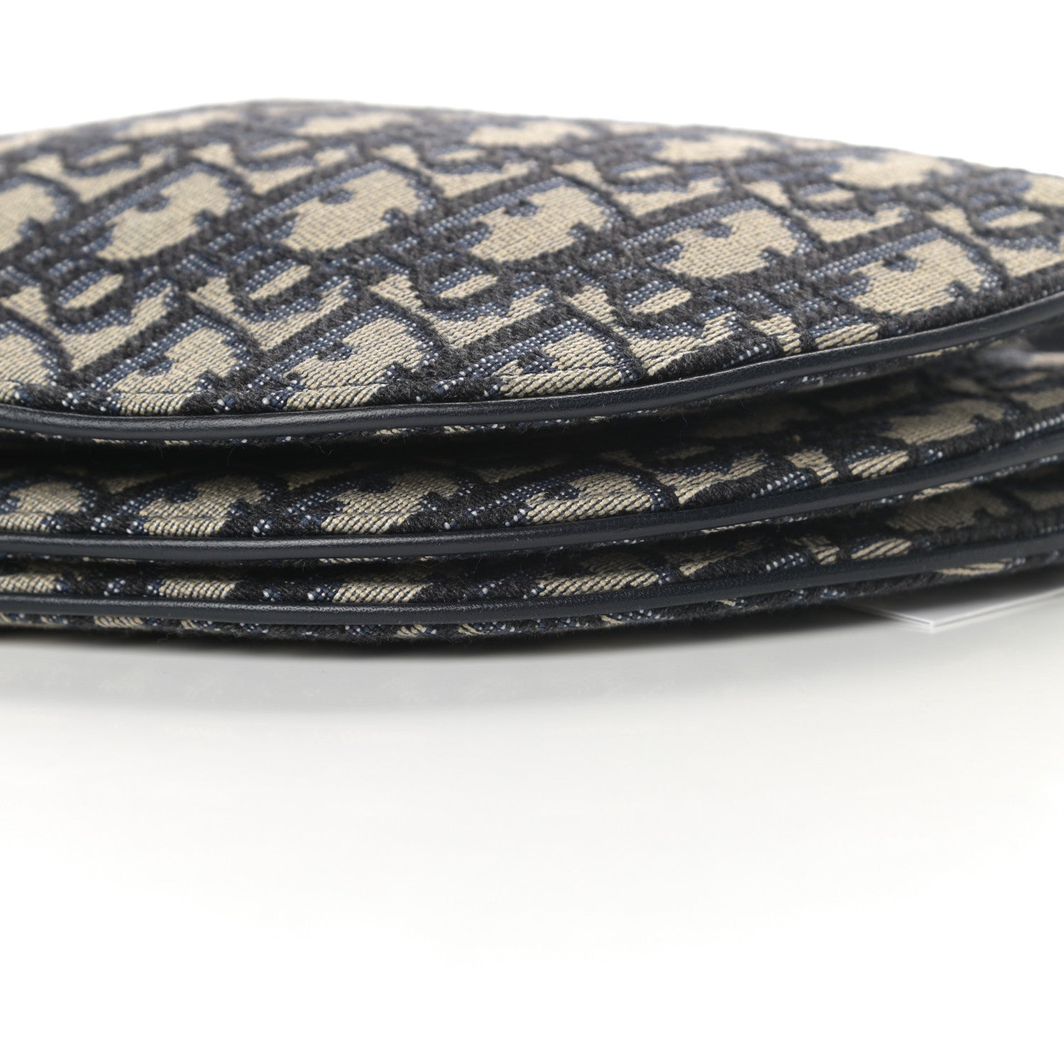 Christian Dior Oblique Saddle Pouch With Strap Navy Blue 12 of 12