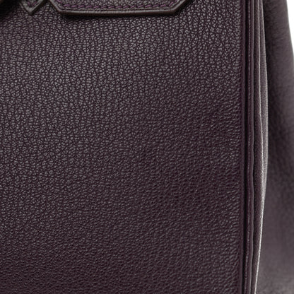 Hermes Chevre Mysore Birkin 30 Raisin 13 of 15