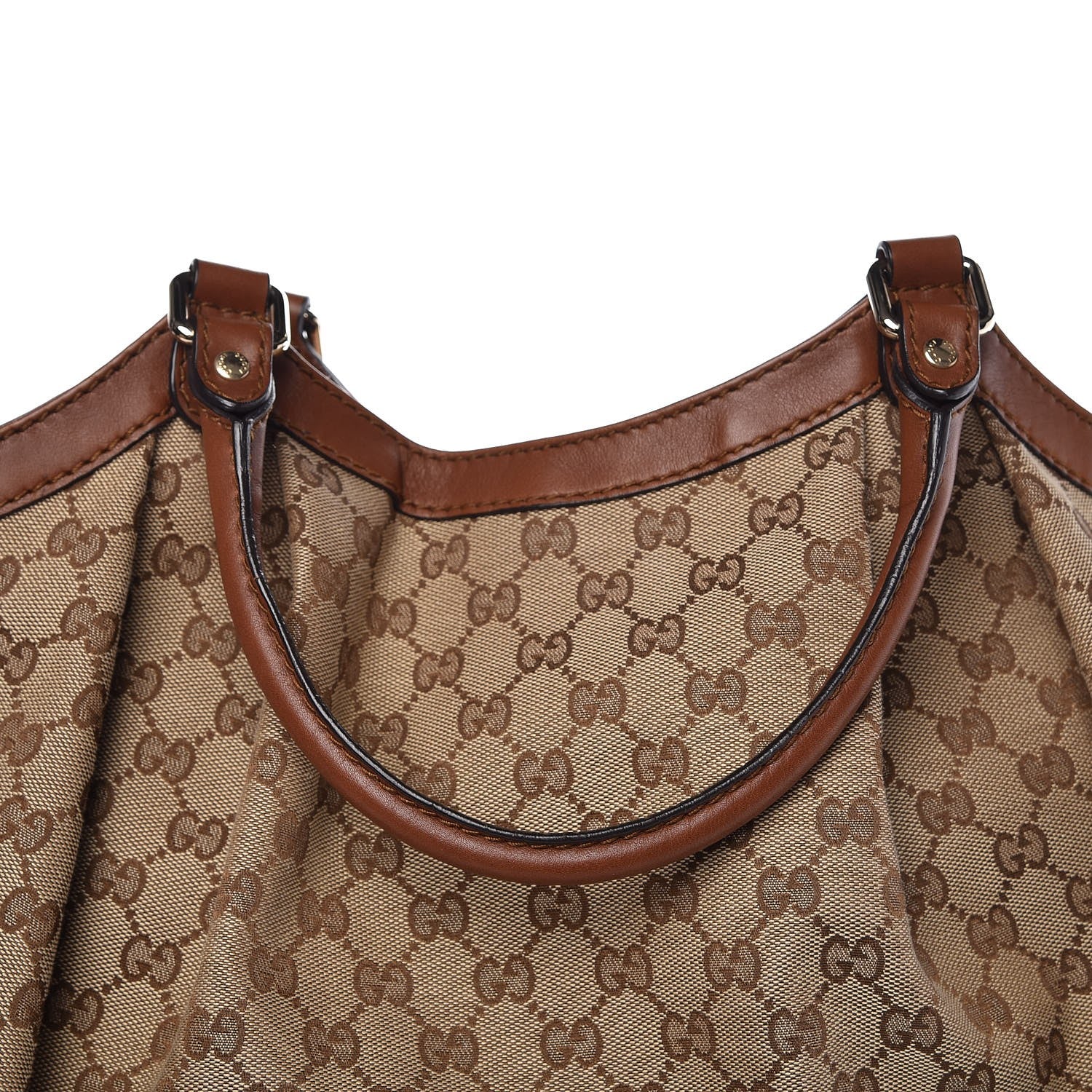 Gucci Monogram Large Sukey Tote Brown 8 of 8