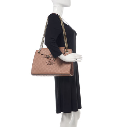 Gucci Guccissima Large Emily Chain Shoulder Bag Camelia 2 of 12