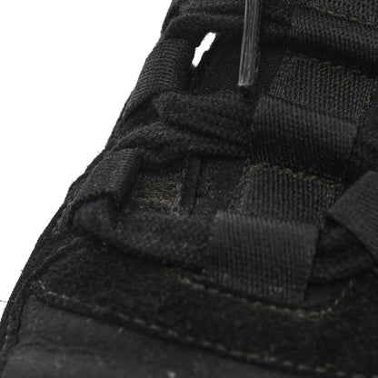 Chanel Fabric Calfskin Suede CC Sneakers 37.5 Black 10 of 13