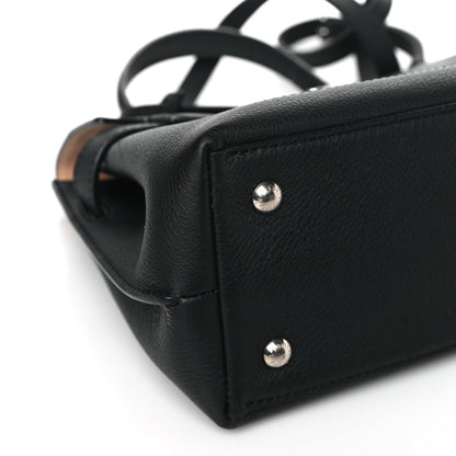 Louis Vuitton Calfskin Lockme Ever BB Black 9 of 12