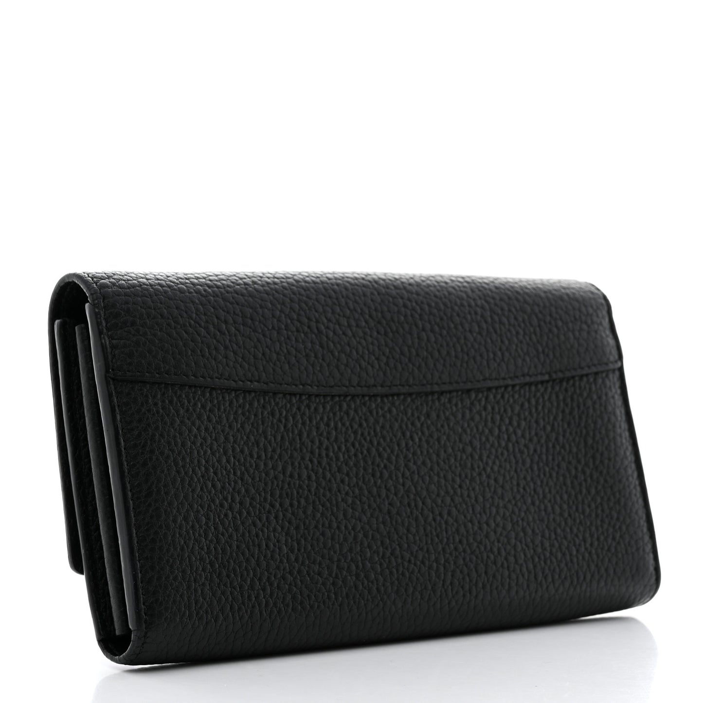 Taurillon Embellished Capucines Long Wallet Black