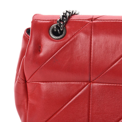 Saint Laurent Lambskin Patchwork Monogram Small Jamie Red 20 of 22