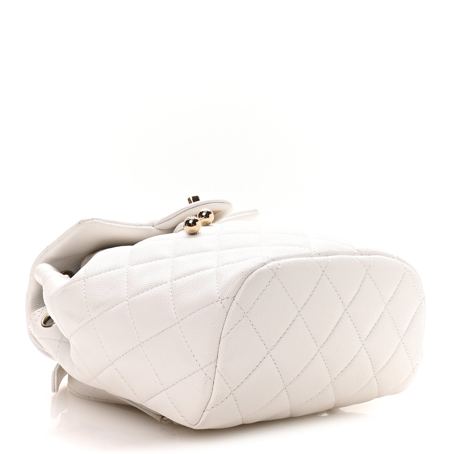 Chanel Caviar Quilted Mini Urban Spirit Backpack White 4 of 10