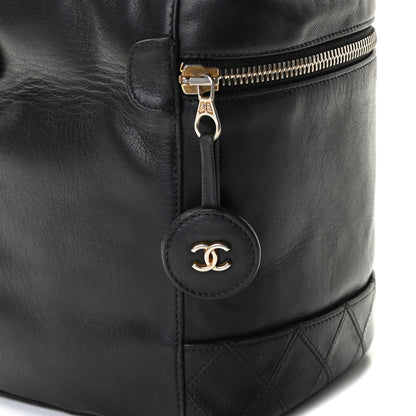Chanel Lambskin Vanity Cosmetic Bag Black 11 of 12