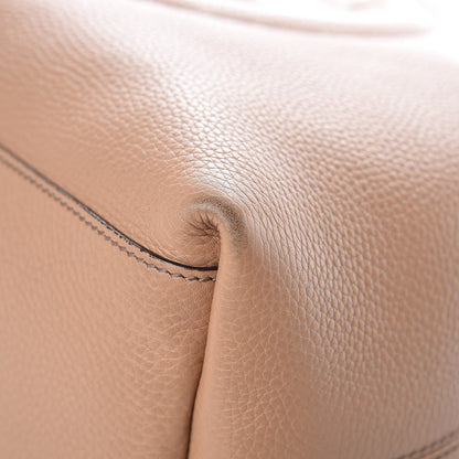 Gucci Pebbled Calfskin Medium Soho Chain Shoulder Bag Camelia 10 of 11