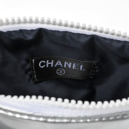 Chanel Reversible Airlines Tote Silver Navy 12 of 15