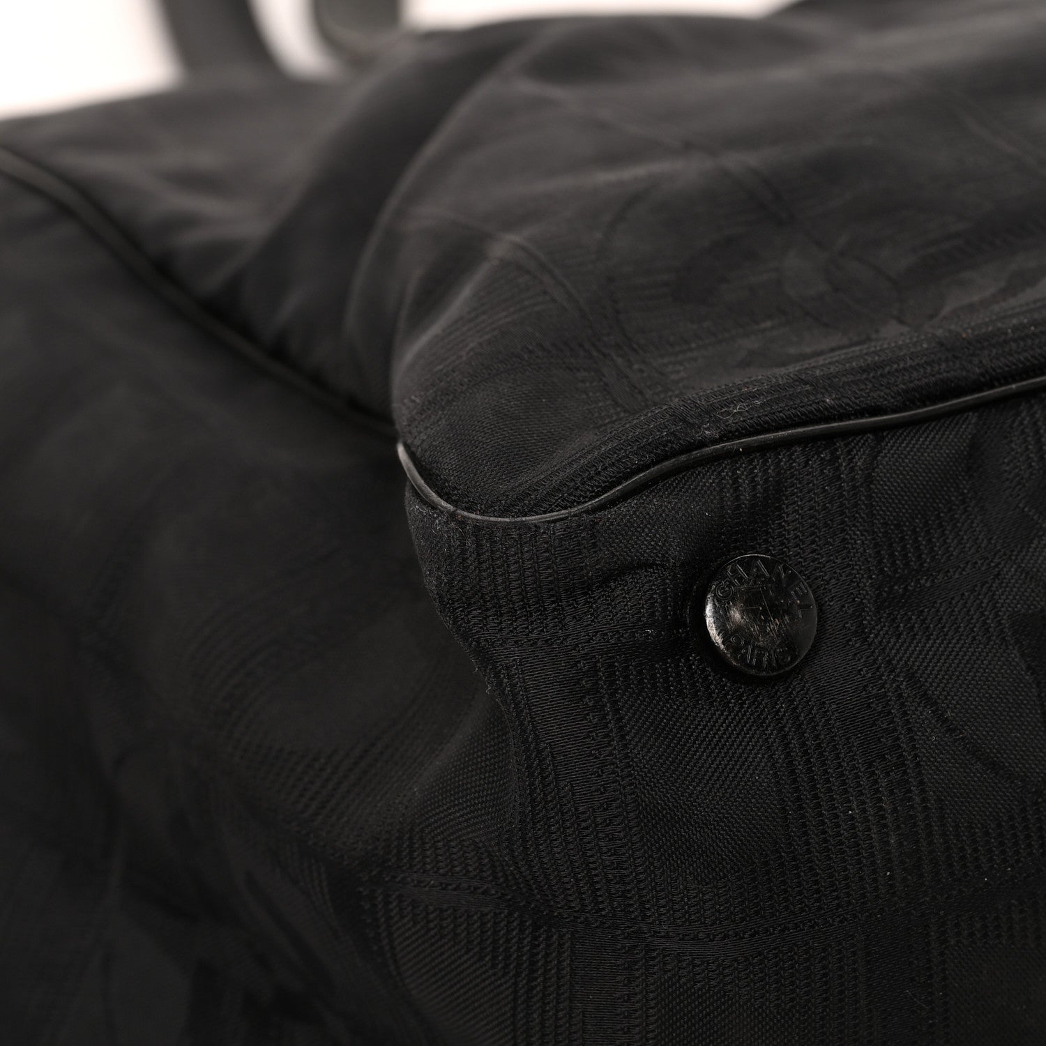 Chanel Nylon Medium Travel Tote Black 11 of 15