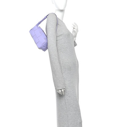 Bottega Veneta Lambskin Maxi Intrecciato Small Brick Cassette Bag Wisteria 2 of 11