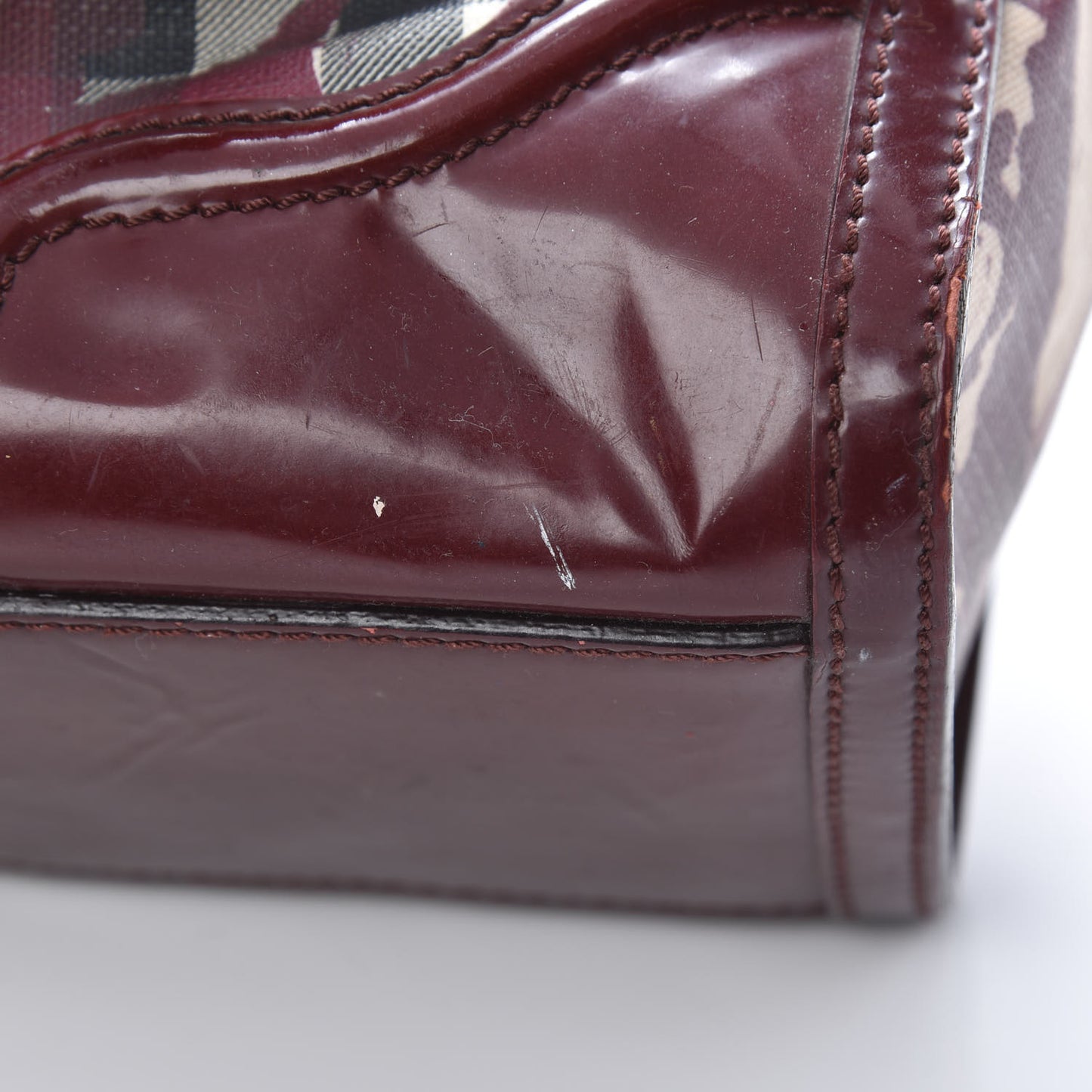 Nova Check Heart Print Pilgrim Satchel Berry