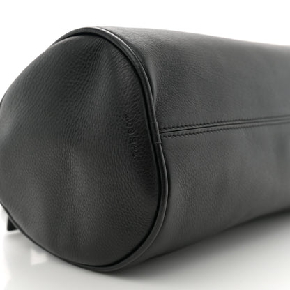 The Row Grained Saddle Calfskin Edith Bag Black 8 of 9