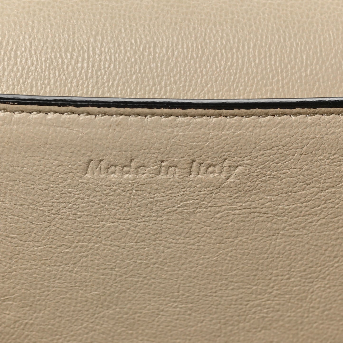 Shiny Smooth Calfskin Medium Frame Shoulder Bag Grege Storm