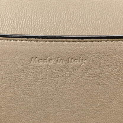 Celine Shiny Smooth Calfskin Medium Frame Shoulder Bag Grege Storm 6 of 7