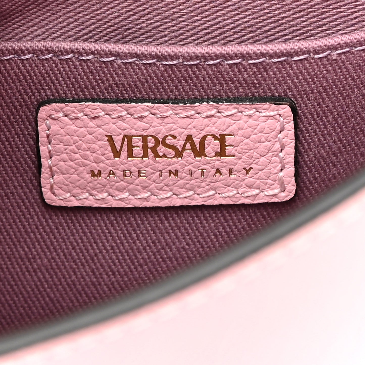 Calfskin Whipstitch Medusa Mini Hobo English Rose