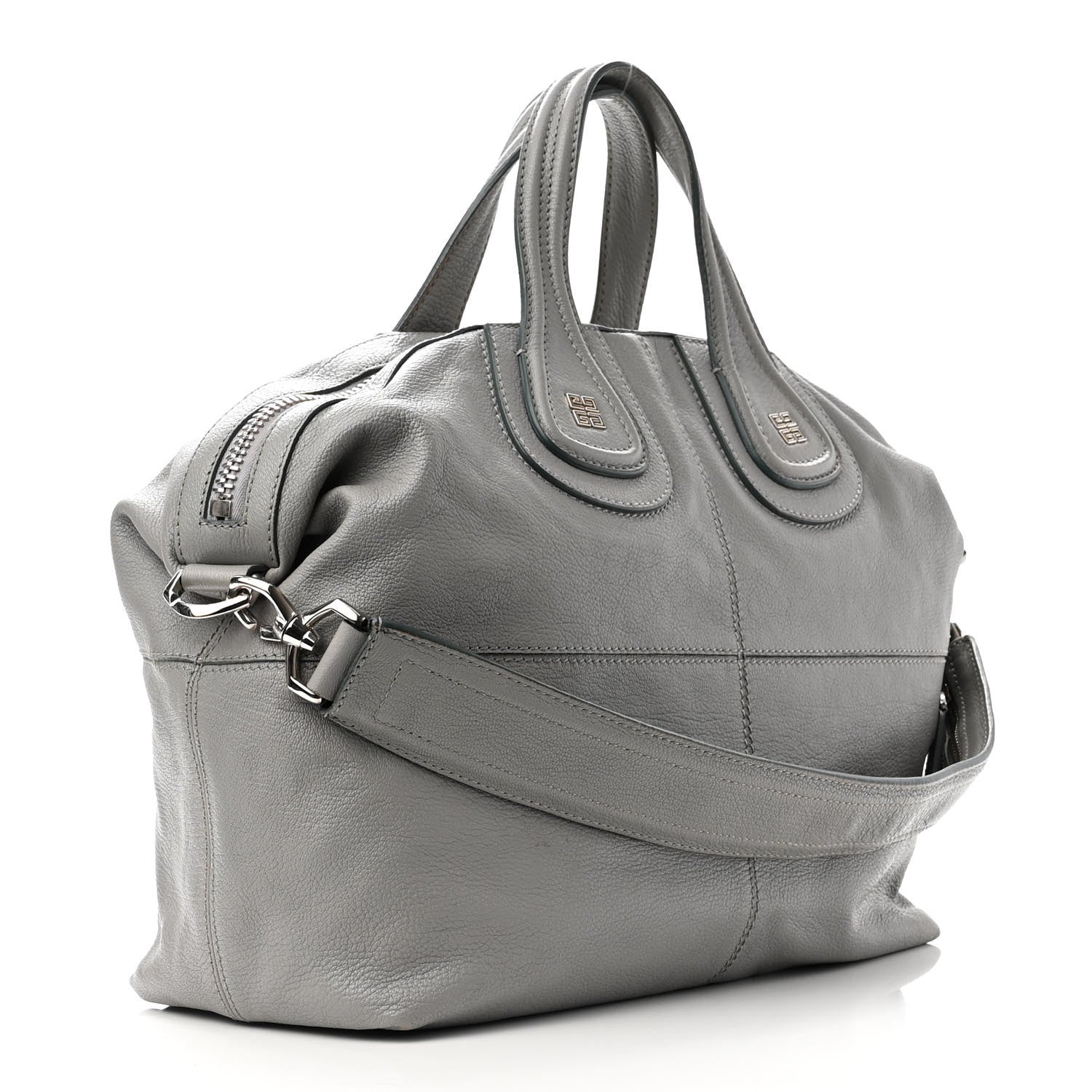 Givenchy Sugar Goatskin Medium Nightingale Elephant Grey 3 of 12