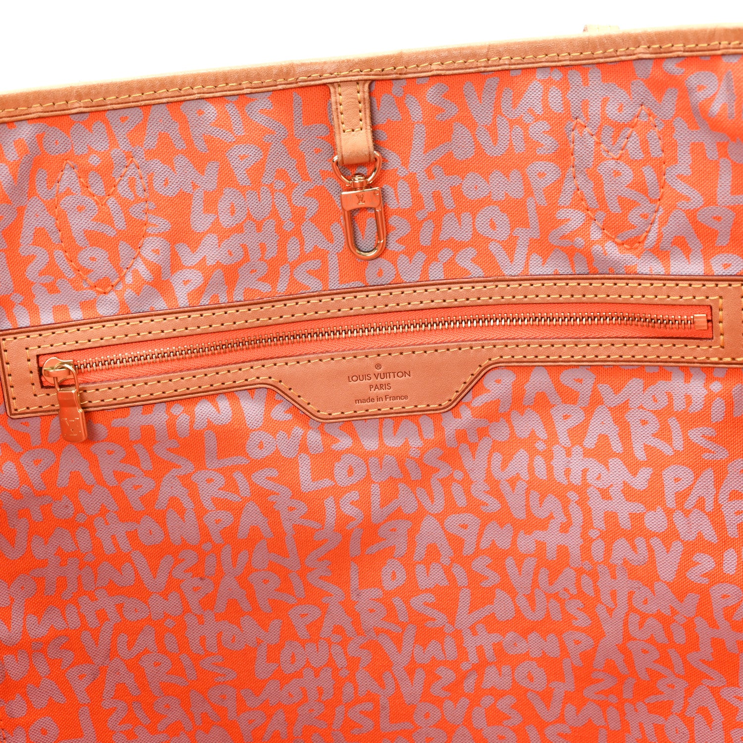 Louis Vuitton Monogram Graffiti Neverfull GM Orange 6 of 11