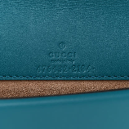 Gucci Velvet Super Mini Dionysus Shoulder Bag Pavone Cyan 6 of 9