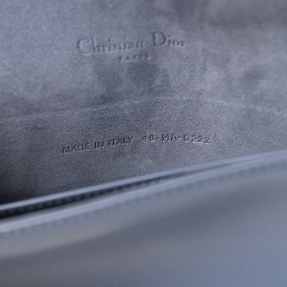 Christian Dior Calfskin Cannage Diamond Lady Dior Chain Wallet Blue 14 of 21
