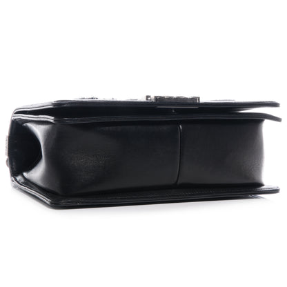 Chanel Goat Hair Medium Celtic Boy Flap Black 4 of 8