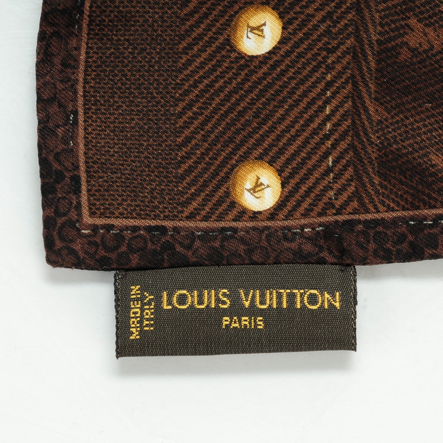 Silk Monogram New Denim Bandeau Ebene