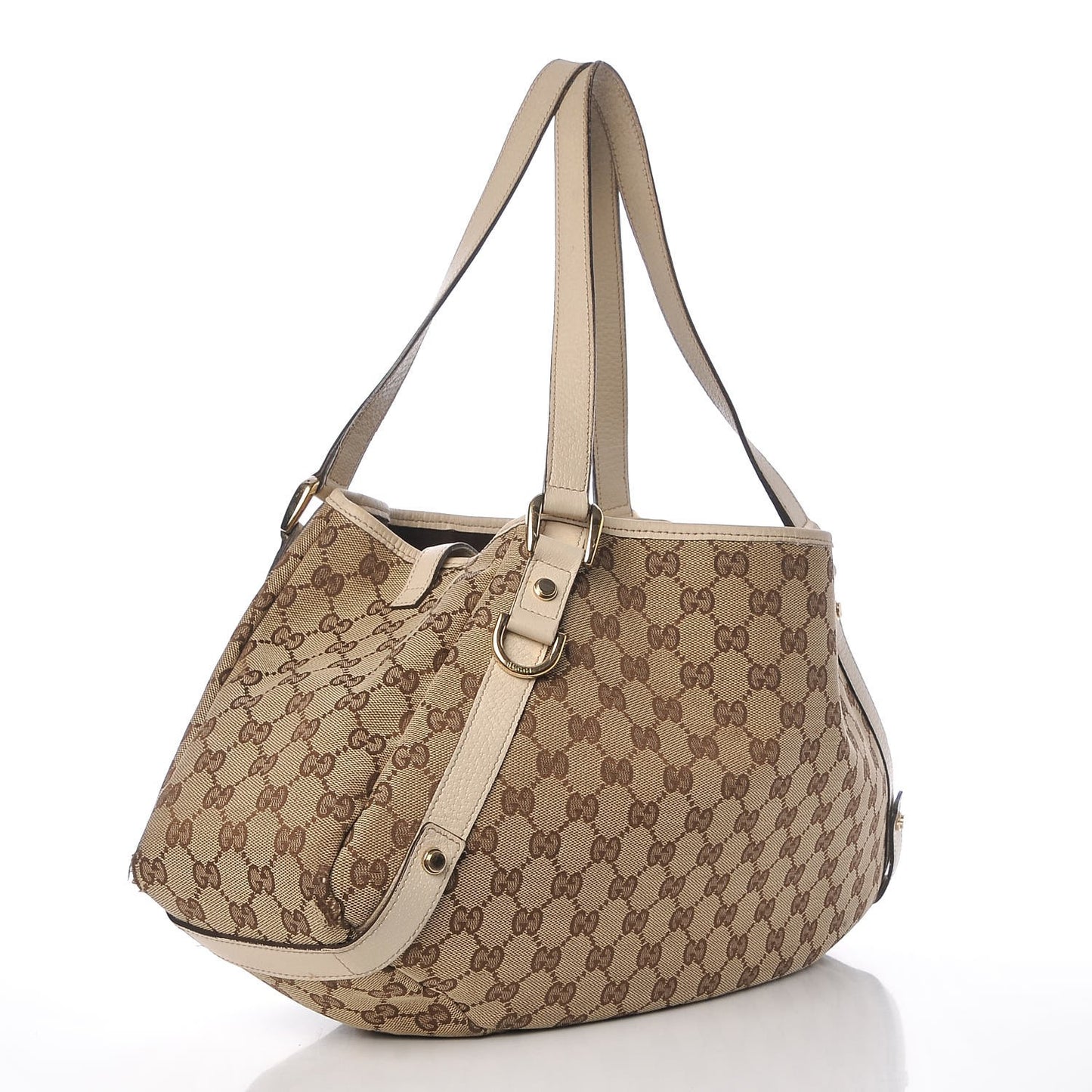 Monogram Medium Abbey Shoulder Bag Ivory
