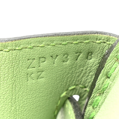 Hermes Swift Birkin 25 Vert Criquet 7 of 14