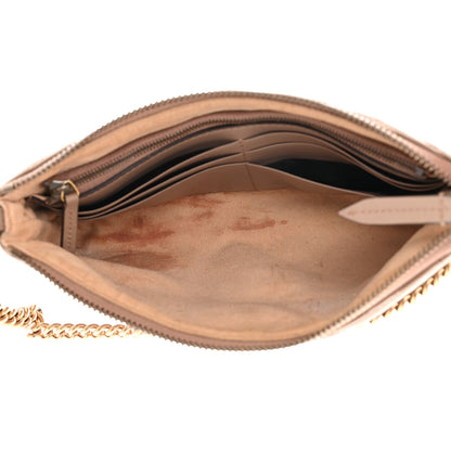 Gucci Calfskin Matelasse Mini GG Marmont Chain Bag Porcelain Rose 5 of 11