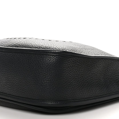 Hermes Taurillon Clemence EVELYNE III GM Black 10 of 10