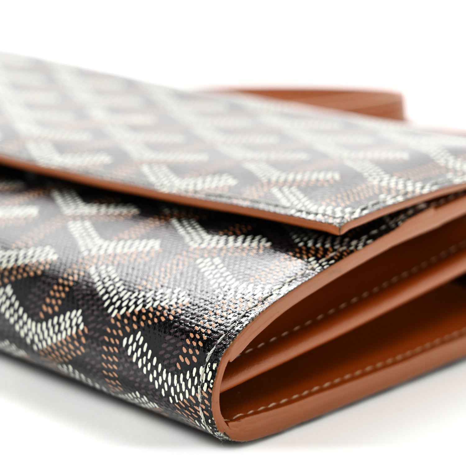 Goyard Goyardine Varenne Continental Wallet Black Gold 9 of 10