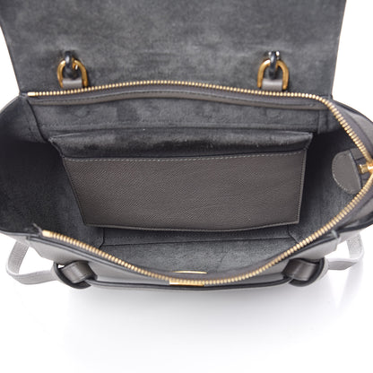 Celine Grained Calfskin Micro Belt Bag Grey 5 of 11