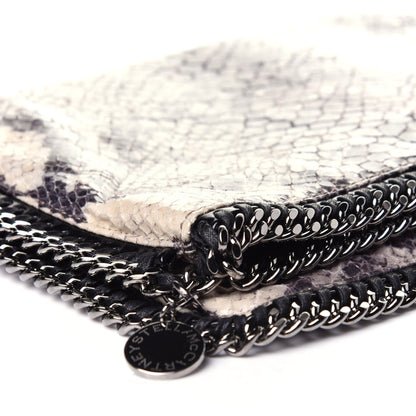 Stella McCartney Eco Python Falabella Fold Over Clutch Grey 7 of 12